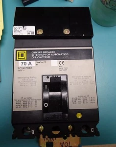 NUEVO INTERRUPTOR DE CIRCUITO SQUARE D CAT# FC24070BC SER.3 I-LINE GARANTIZADO - Imagen 1 de 4