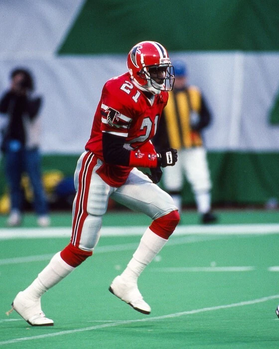 Deion Sanders Color 8x10 Photo Atlanta Falcons #2.  (Vol. #7) - Image 1 of 1