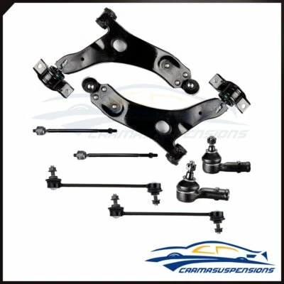 Se adapta a 08 Ford Focus 2,0 L y 2,3 L 8x Kit de suspensión delantera Tie Rod End Rótula Foto 1 de 4