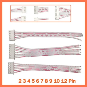 JST XH-2.54mm Female Plug Cable Wire Connector 10-30cm 2 3 4 5 6 7 8 9 10 12 Pin - Picture 1 of 14