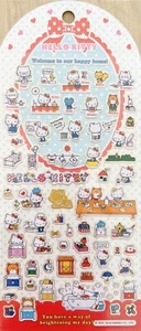 Hello Kitty seal stickers, craft supply,scrapbooking supply, planner - Picture 1 of 1