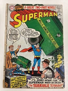 Superman #182 1st Silver Age Appearance Toyman! DC Comics 1966 VG/G Hot Key!! - Picture 1 of 10