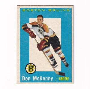 Don McKenney 1959 Topps NHL Hockey 9 Boston Bruins Center - Picture 1 of 2