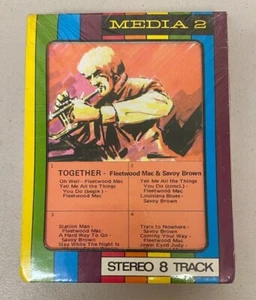 FLEETWOOD MAC & SAVOY BROWN TOGETHER HOLIDAY STEREO 8 TRACK CARTRIDGE - Picture 1 of 2