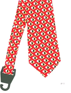 Necktie Red Yellow White Black 50 3/8" L 3 7/8" W costume necktie #12 U.S. - Picture 1 of 2