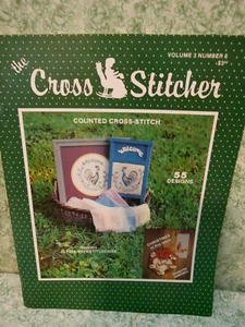 LC-1913 CROSS STITCH craft magazine: "THE CROSS STITCHER" Vol 3 #6 - Picture 1 of 6
