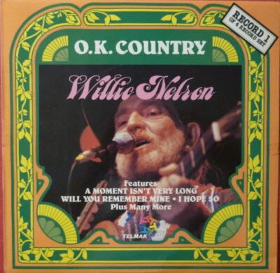 Willie Nelson, Johnny Cash, Waylon Jennings & Dolly Parton - O.K. Country (4xLP, - Image 1 of 4