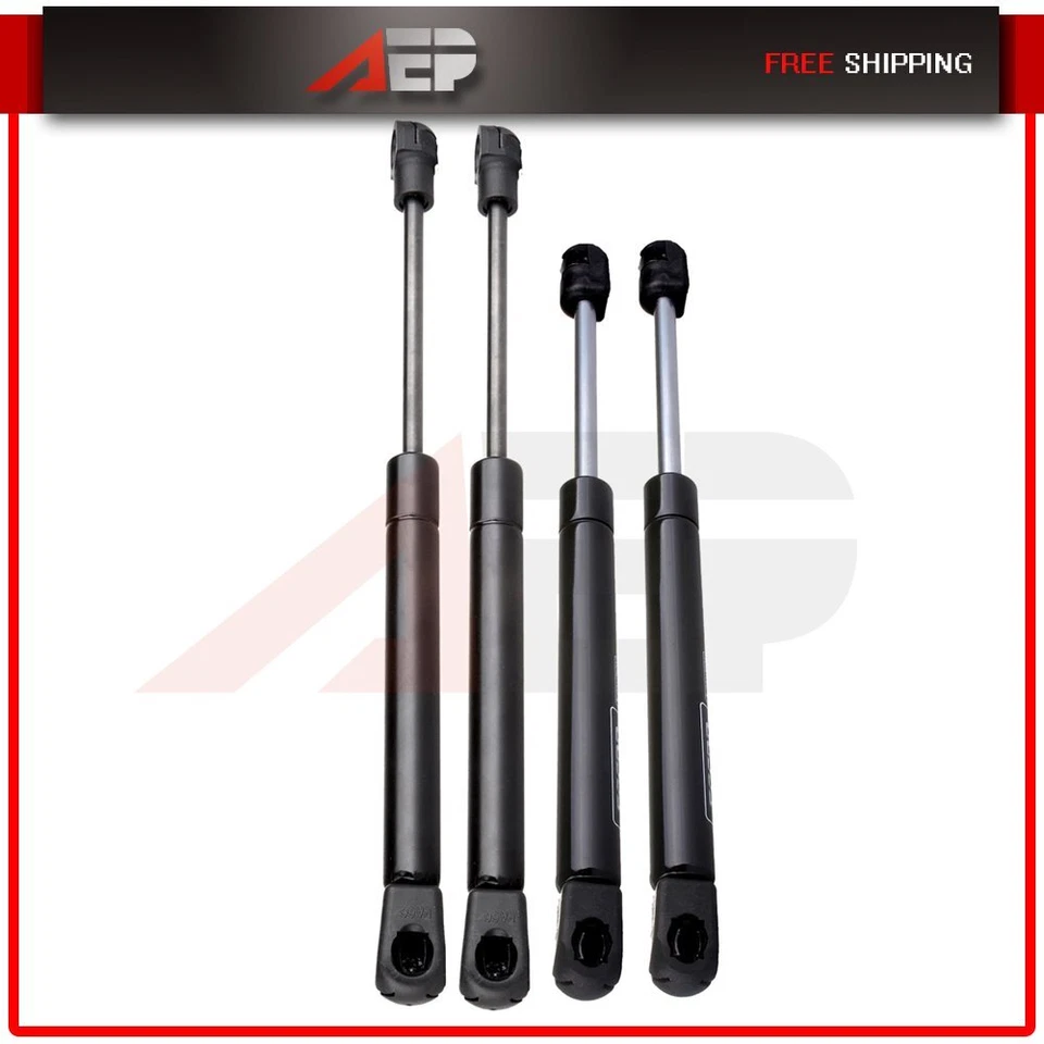 2 Hood + 2 Trunk Lift Supports Gas Spring Struts Shocks Fits 2001-2007 Volvo S60 Foto 1 de 4
