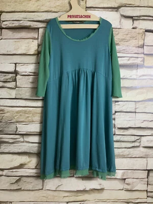 cocon.commerz PRIVATSACHEN SCHEMAEFF Kleid aus PFLANZSTRICK in grün Gr. 2 - Bild 1 von 4