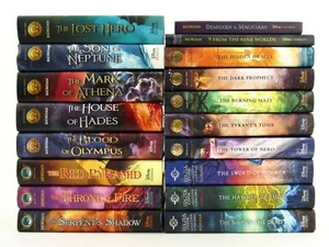 Lot 18 RICK RIORDAN Books Complete Heroes Kane Magnus Chase Apollo HB EXC L4 - Bild 1 von 5