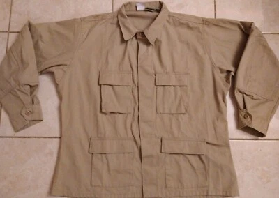 Propper Mens Tan Military Tactical Utility Jacket Size 2xl Battle Tested  - Image 1 of 4