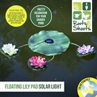 Lumière de nénuphar flottant de jardin solaire