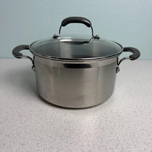 KitchenAid 6 Quart robuster Edelstahl Suppentopf Kochgeschirr & Deckel Induktion - Bild 1 von 6