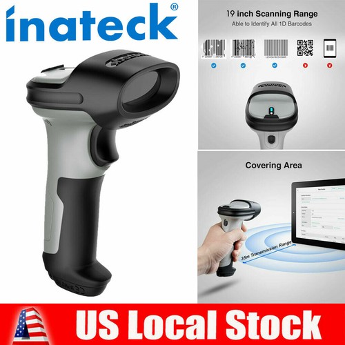 Inateck Barcode Scanner Bluetooth Wireless Barcode Reader Auto Scanning BCST-70