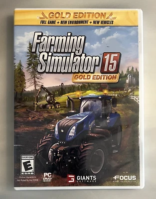 Farming Simulator 15: Gold Edition (PC, 2015) CIB Complete - Image 1 of 4
