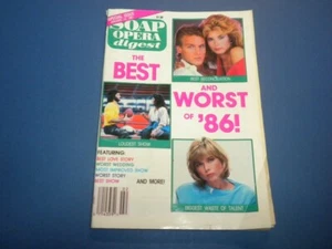 SOAP OPERA DIGEST Magazin 13. Januar 1987 DAYTIME TV STARS STORIES ohne Etikett - Bild 1 von 3