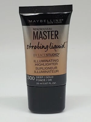 Iluminador líquido Maybelline Master Strobing 300 profundo/dorado Foto 1 de 2