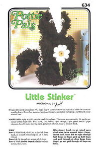 1984 ANNIE'S  LITTLE STINKER SKUNK POTTIE PAL Crochet Pattern