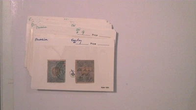 PRUSSIA REVENUE STAMP COLLECTION ON APPROVAL CARDS - Image 1 of 4