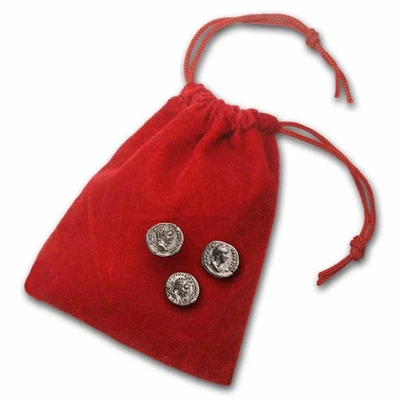 Juego de inicio de 3 monedas de plata Denario del Imperio Romano Foto 1 de 4