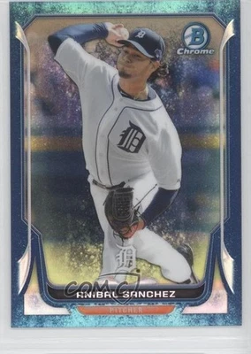 2014 Bowman Chrome Bubbles Refractor /99 Anibal Sanchez #77 - Image 1 of 2
