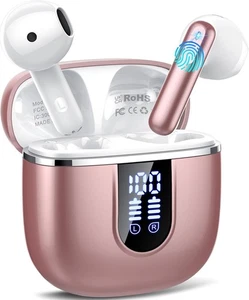 Wireless Earbuds, Bluetooth 5.4 Kopfhörer mit 3D Bass Stereo, 40H Ultraligh... - Bild 1 von 7