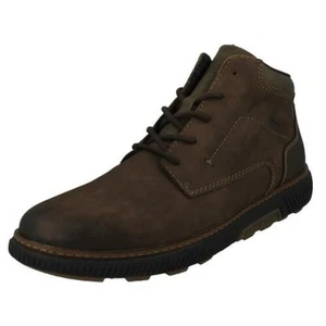 Hombre Rieker Elegante/Informal Ligero Cordones Detallado Botines B3308 - Picture 1 of 10