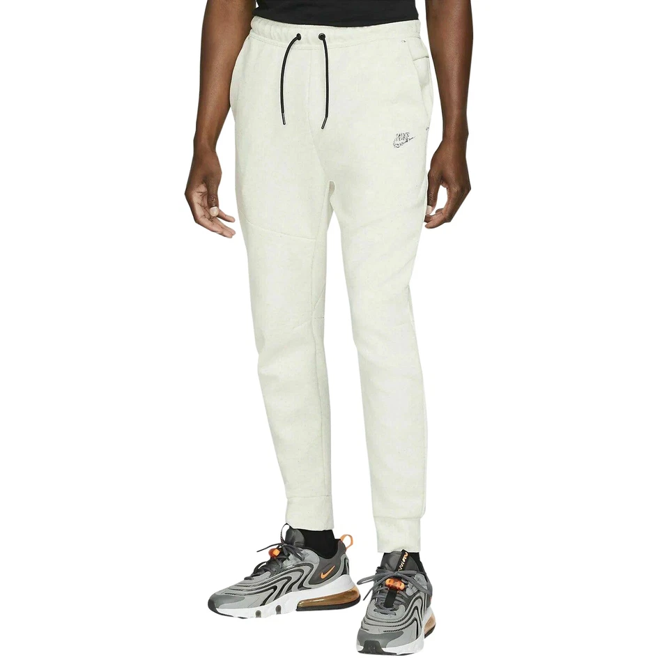 Pantalones de chándal para hombre Nike blancos/heather Tech polar - 3XL Foto 1 de 1