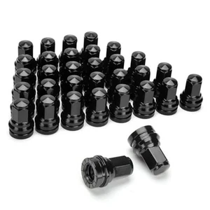 14mmx1.5 OEM Lug Nuts Fit F-250 M14X1.5 Black 32 Pack-F-250 & F-350 2017-2023 - Picture 1 of 7