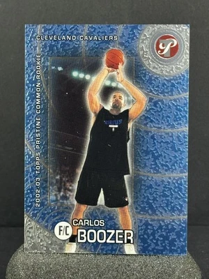 Carlos Boozer novato 2002-03 Topps impecable #120 radiocontrol Cleveland Cavaliers Foto 1 de 2