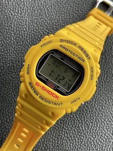 CASIO G-SHOCK DW-5700 Reissue Yellow Sting Edition - Excellent Condition - Picture 1 of 9