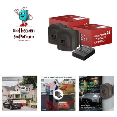 1/2 Mile Hosmart Driveway Alarm Wireless Sensor System & Driveway Sensor Aler... - Image 1 of 4