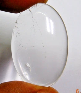 Clear Quartz Natural Crystal Cabochon loose gemstone Jewelry 39 Cts. ME-13560 - Picture 1 of 5