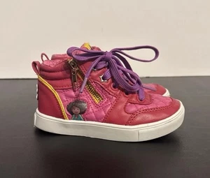 Karma’s World Size 11 Girls Kids Groundup Pink/Red High-Top Sneaker Shoes - Picture 1 of 6