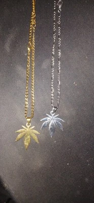 Collar de dos malezas de acero inoxidable  Foto 1 de 2