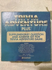 Vintage 1984 Trivia Adventure Plus by Pressman #2099 - Picture 1 of 11