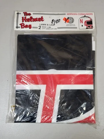 The Helmet Bag Nebraska Cornhuskers Lawn & Leaf Bag Set of 2 Yard Decorations Cover