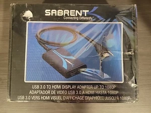 Sabrent usb 3.0 to hdmi adapter DA-HDU3 SEALED - Picture 1 of 7