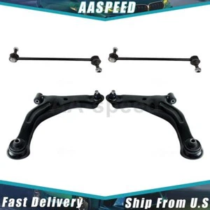 Front Lower Control Arm with Ball Joint Sway Bar link For 2002 Mazda Tribute - Picture 1 of 4