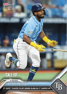 2023 TOPPS NOW MLB CALL-UP CARD TAMPA BAY RAYS OSLEIVIS BASABE #748 1st MLB HR - Picture 1 of 1