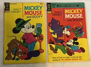 Gold Key Walt Disney Mickey Mouse and Goofy #145,146 1973 BEAUTIFUL Cond. - Picture 1 of 6