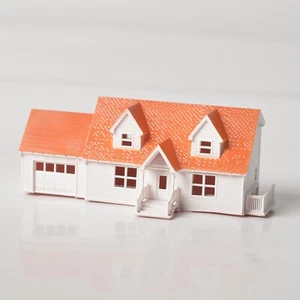 Z Gauge 1/220 American Style Houses unpained Railroads Display Diorama Scenery - Picture 1 of 6
