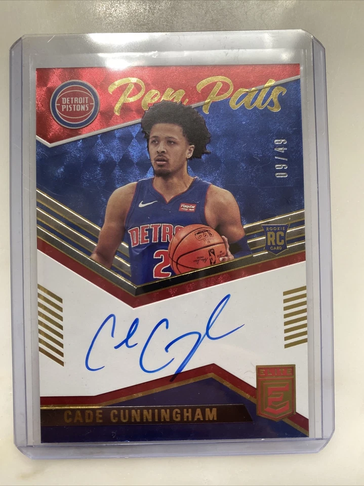 cade cunningham Rookie Auto /49 Elite Pen Pals  - Image 1 of 3