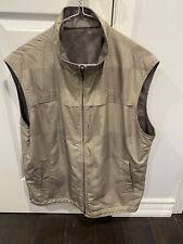Louis Vuitton Brown Damier  Reversible Vest Vintage Size L