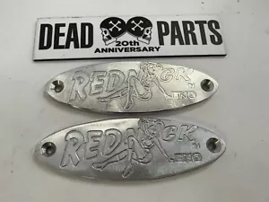 Harley Redneck Engineering placas de eje ovaladas tapas insignias - Imagen 1 de 4