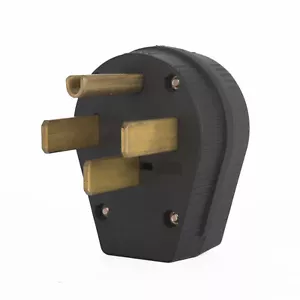 NEMA 14-50P Male Plug 50A 125/250V Dryer RV Generator Plug 14-50 - Picture 1 of 2