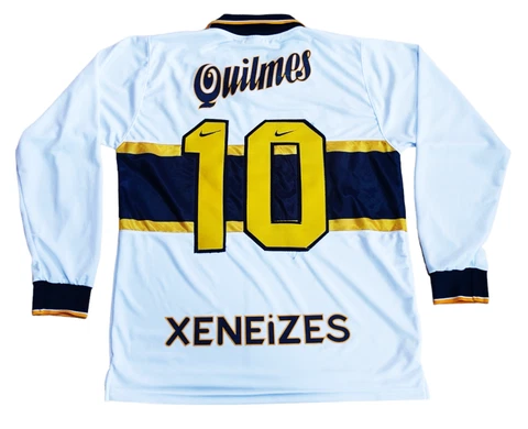 Club Atletico Boca Juniors 1996 Maradona Away LS Jersey Argentina Shirt Napoli Cover