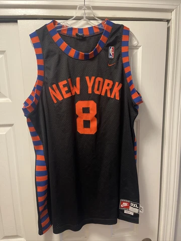 Vintage NBA Nike 1952 Rewind New York Knicks Sprewell Jersey 8 Men's 3XL Stitchd Cover