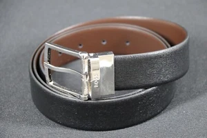 Cinturón reversible HUGO BOSS, Mod. Gontis_Gb35_ps, Talla Única, Hecho a Mano en Italia - Imagen 1 de 9