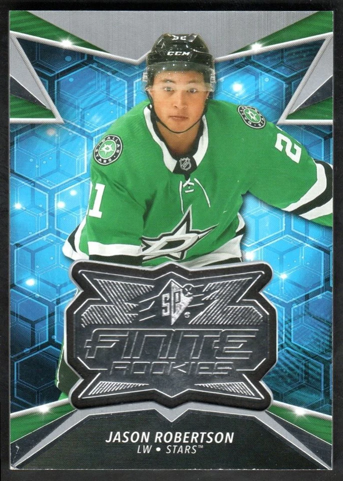 2020-21 SPx Finite Jason Robertson Rookie #F-10 Dallas Stars - Image 1 of 2